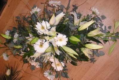 Lily and Gerbera Spray