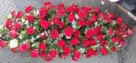 Coffin top   Roses